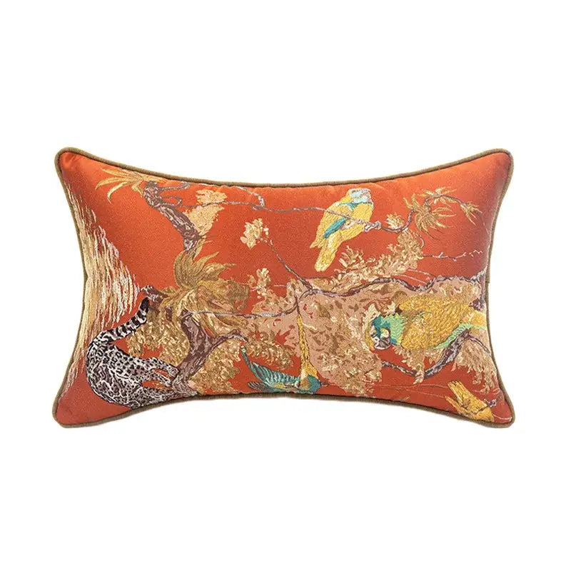 Teal Zebra Jacquard Pillowcases