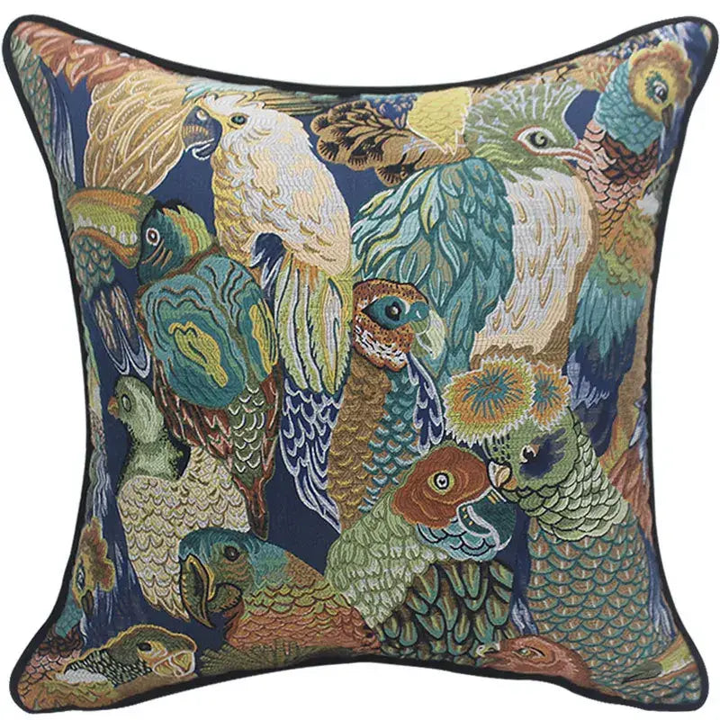 Teal Zebra Jacquard Pillowcases