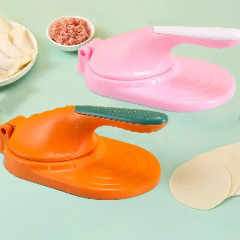 Teal Orange Dough Press