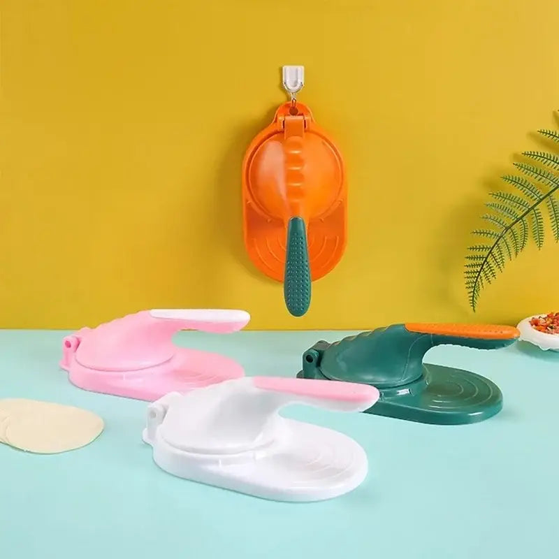 Teal Orange Dough Press