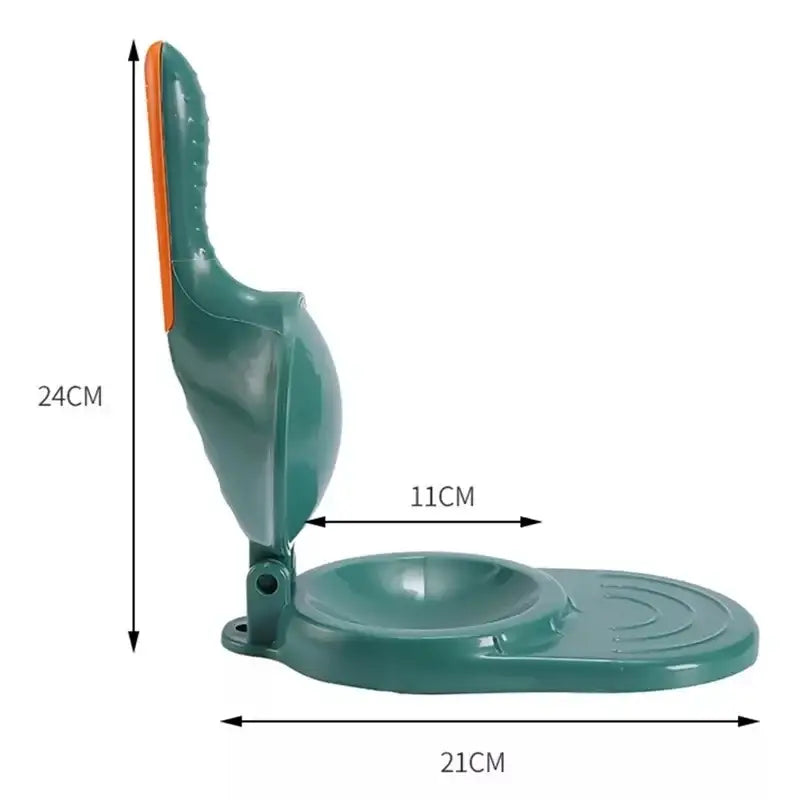 Teal Orange Dough Press