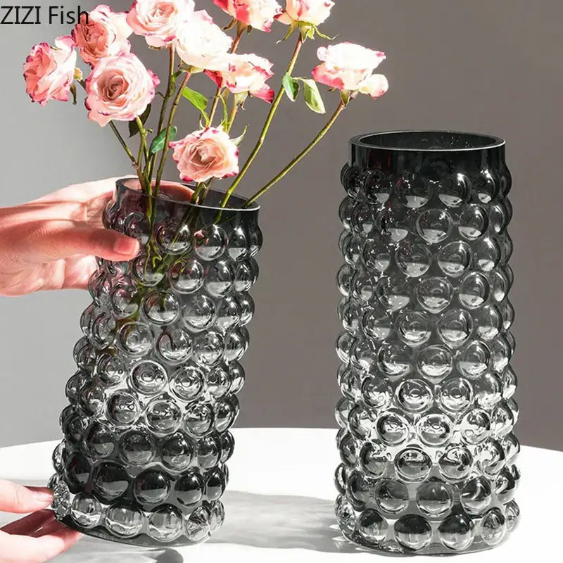 Bubble Glass Plant Pot