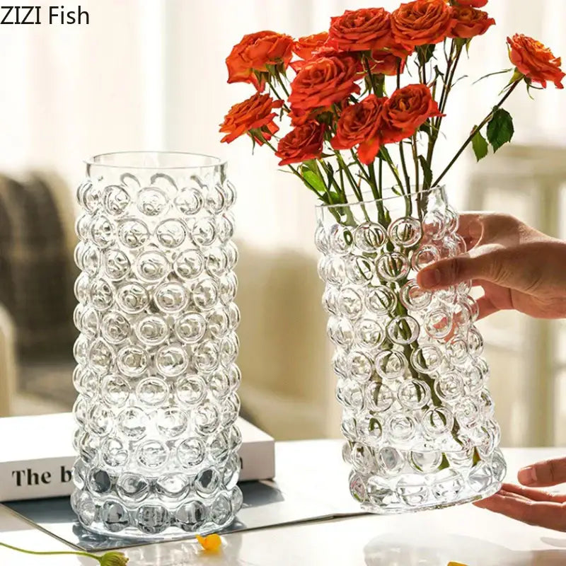 Bubble Glass Plant Pot