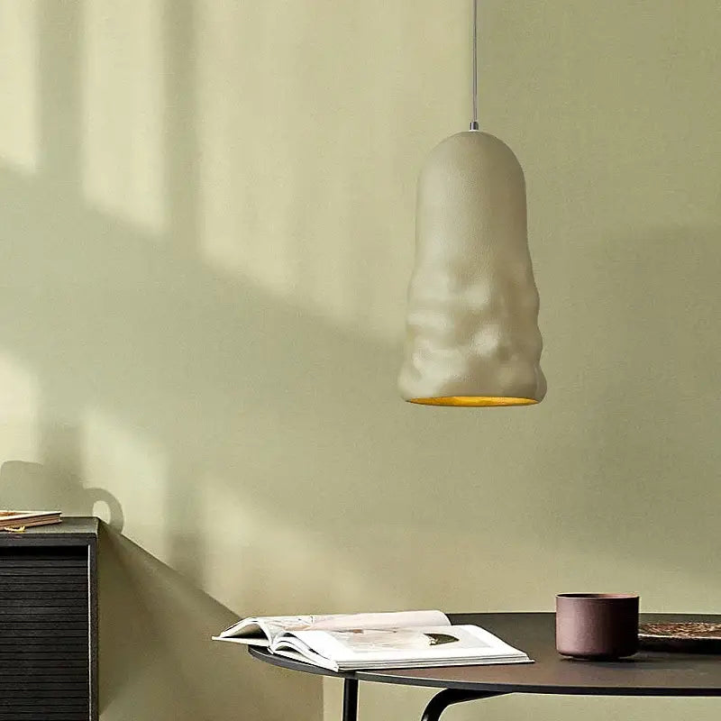Cream Pendant Wind Lamp