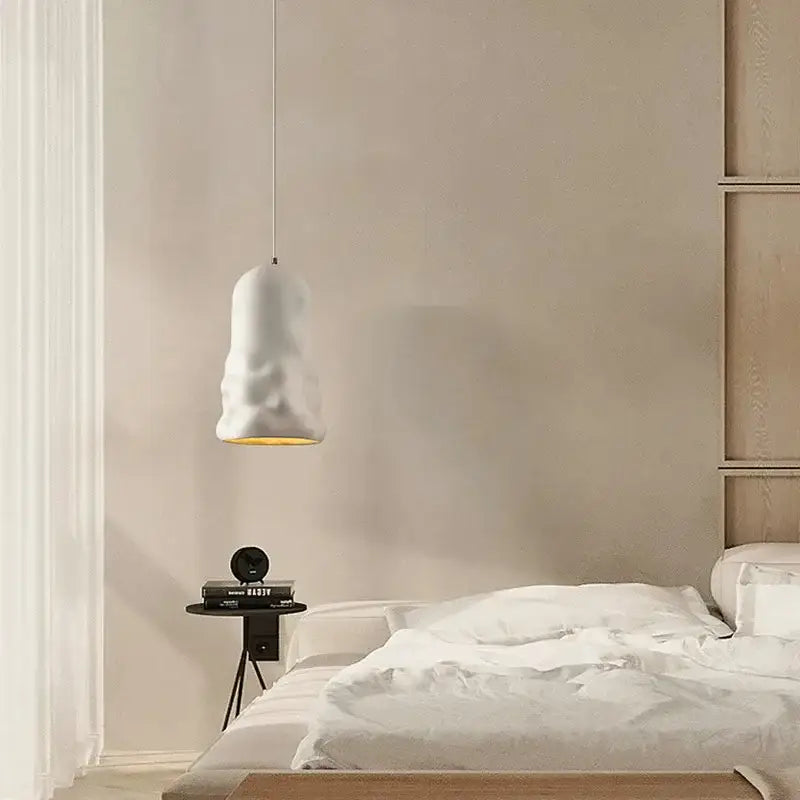 Cream Pendant Wind Lamp
