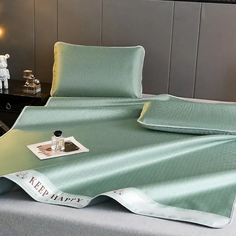 Blue Cooling Bed Set