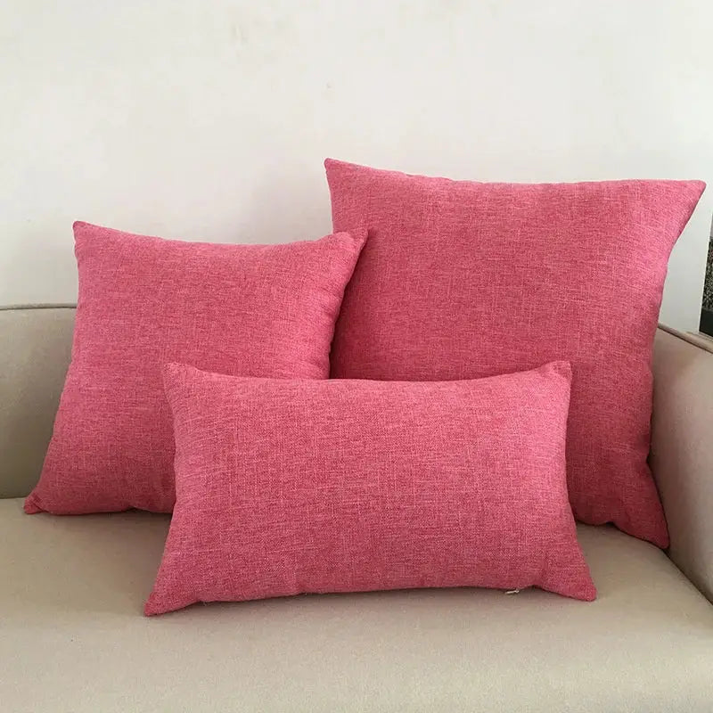 Orange Woven Cushion Cover
