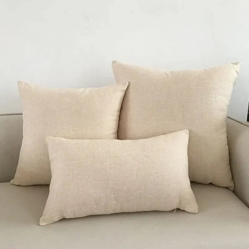 Orange Woven Cushion Cover