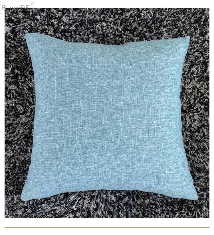 Orange Woven Cushion Cover