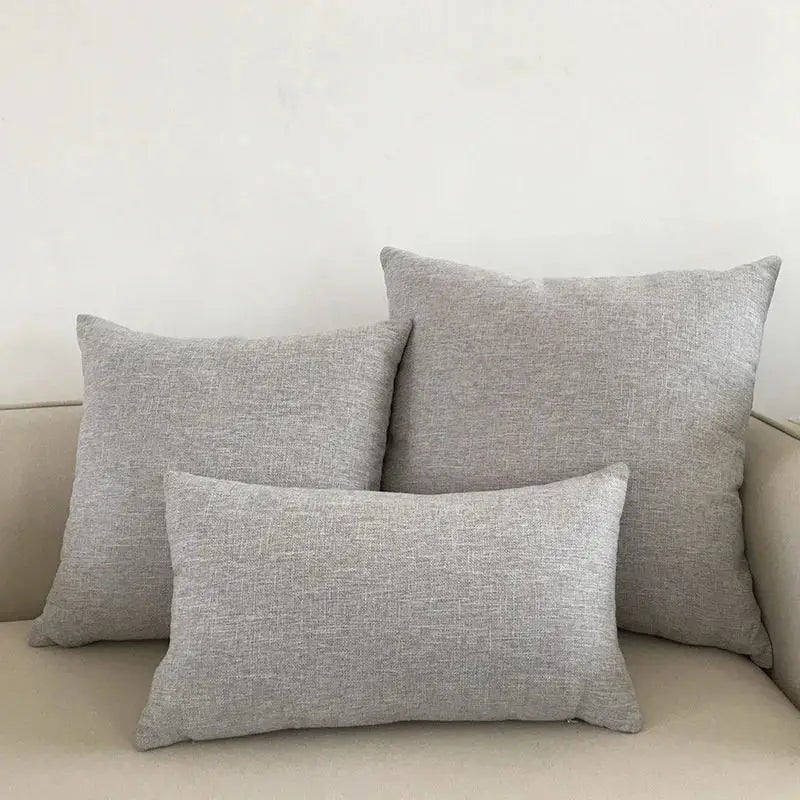 Orange Woven Cushion Cover