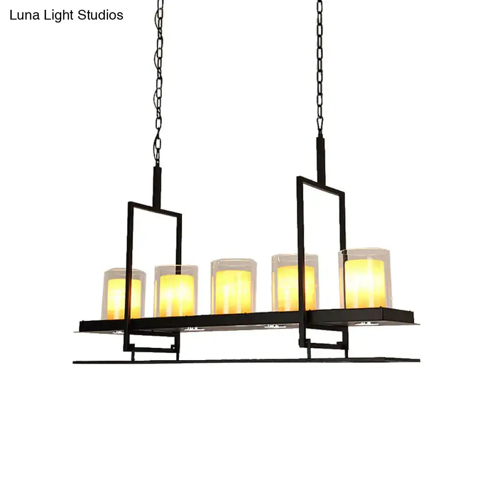 Black Marble Pendant Light