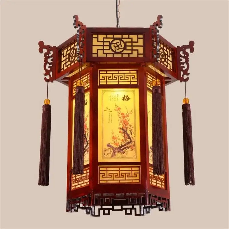 Bamboo Lantern Pendant Light For Intimate Dinners
