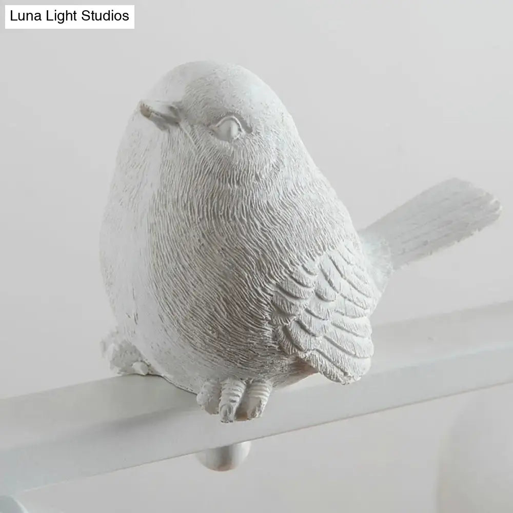 White Ceramic Bird Pendant