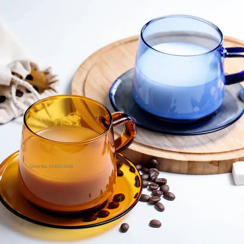 Green Glass Coffee Mug