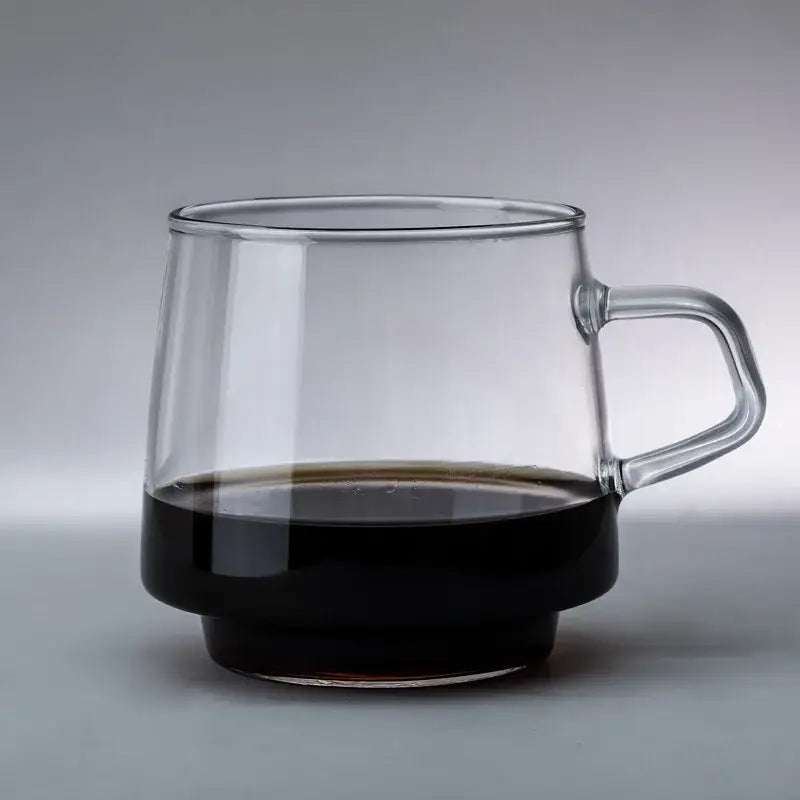 Green Glass Coffee Mug