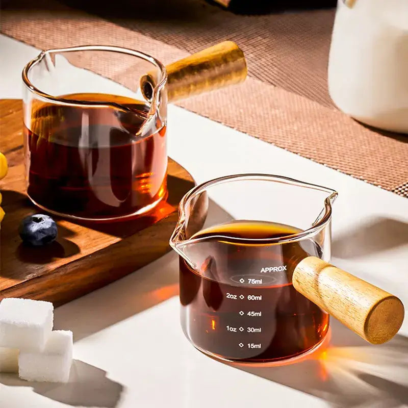 Glass Espresso Measuring Cup