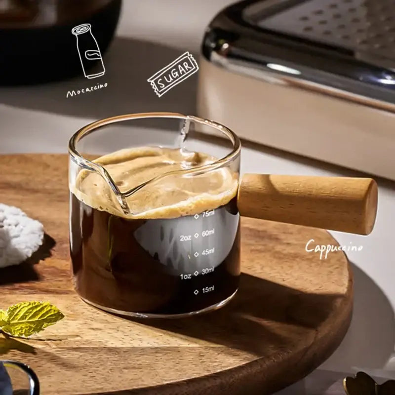 Glass Espresso Measuring Cup