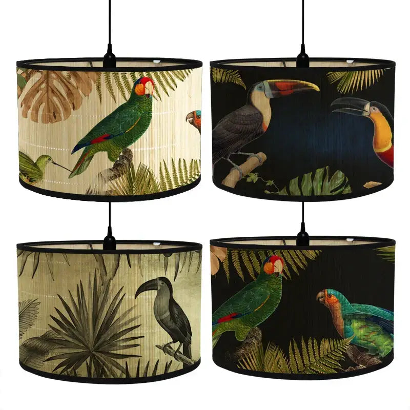 Bamboo Tropical Pendant Light