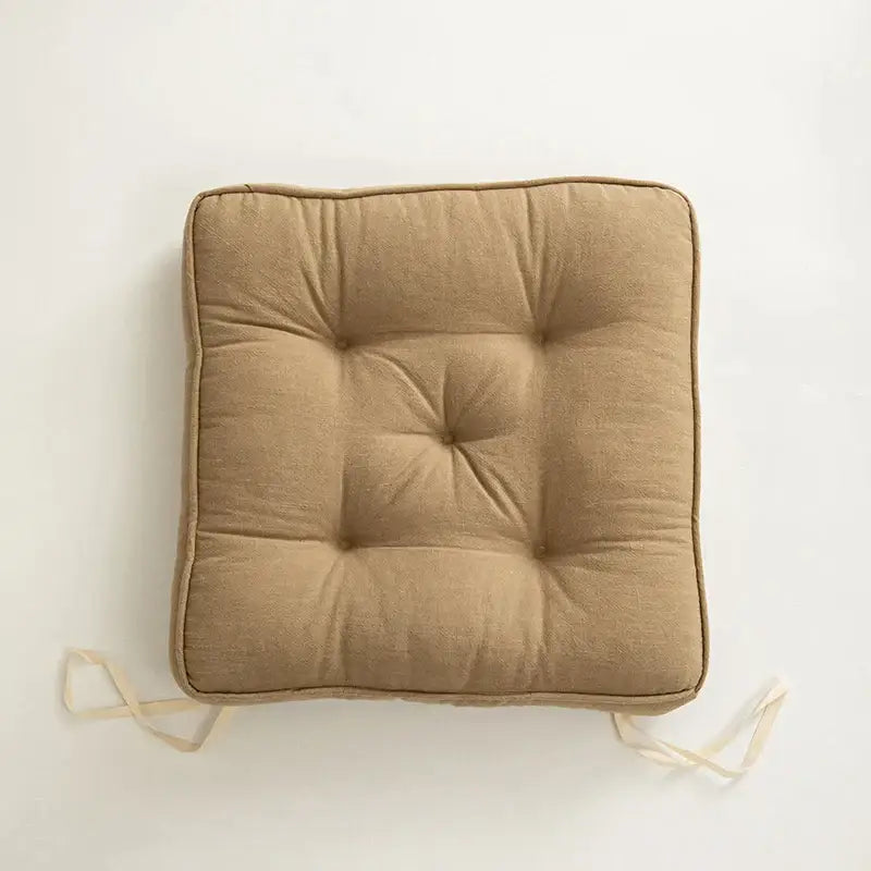 Terracotta Button Cushion Cover