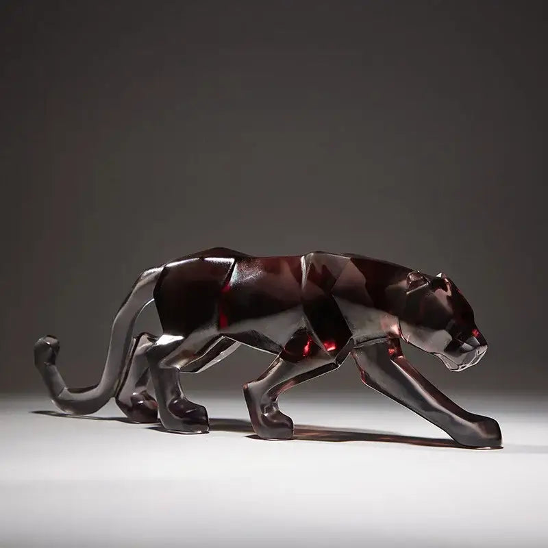 Glitter Resin Animal Sculptures