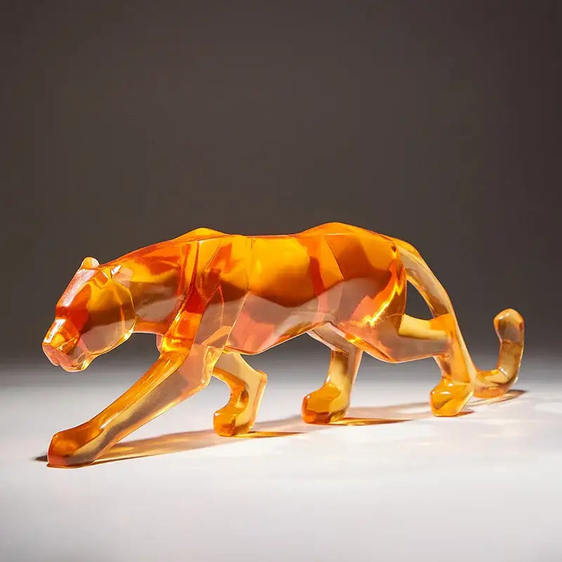 Glitter Resin Animal Sculptures