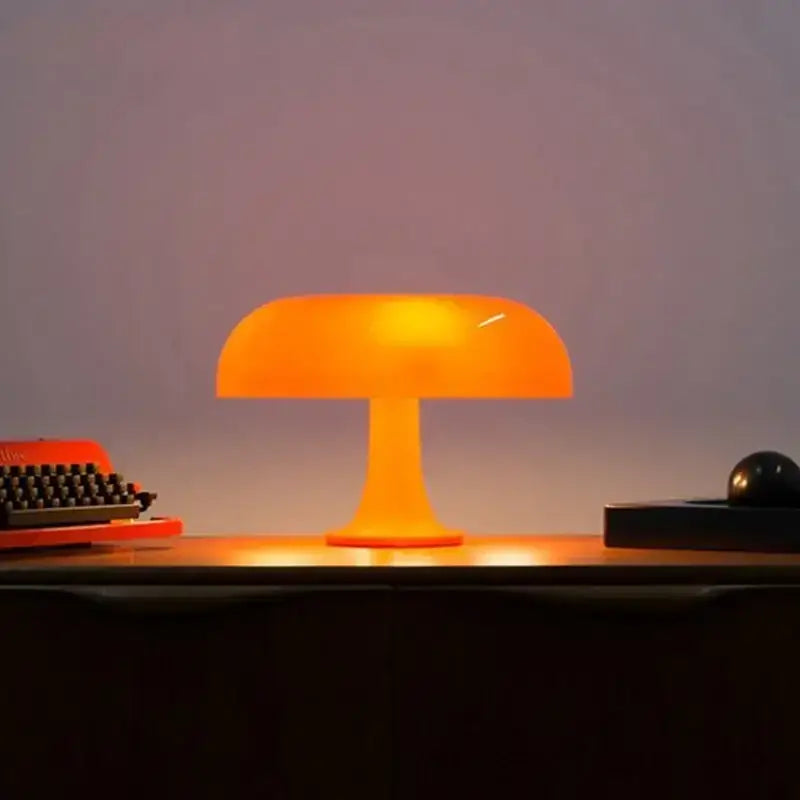 Orange Mushroom Desk Lamp