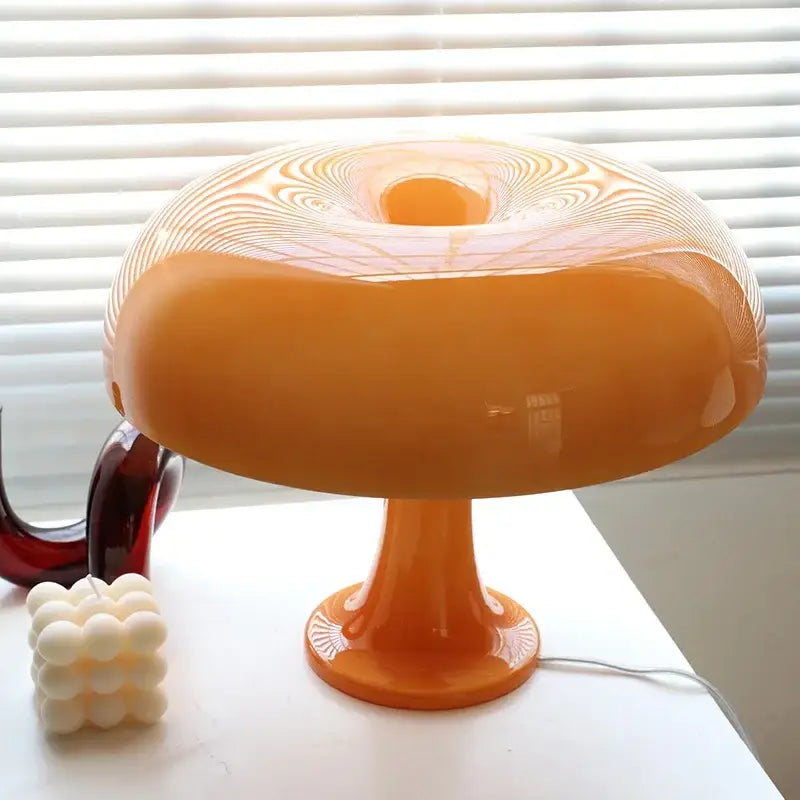 Orange Mushroom Desk Lamp