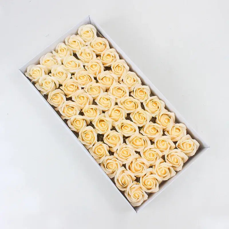 Red Rose Soap Flower Set