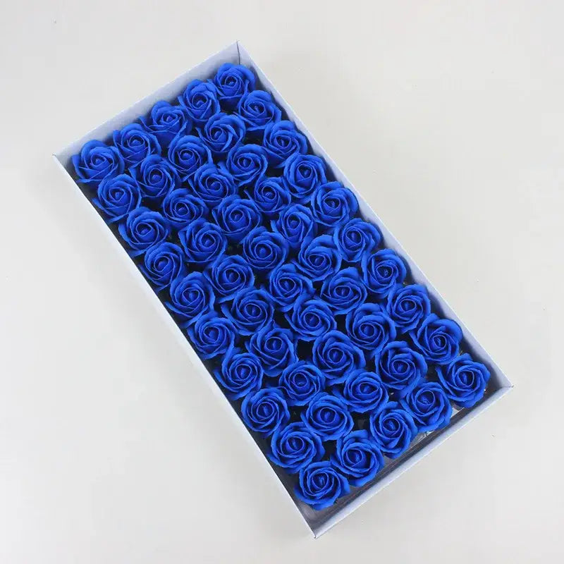 Red Rose Soap Flower Set