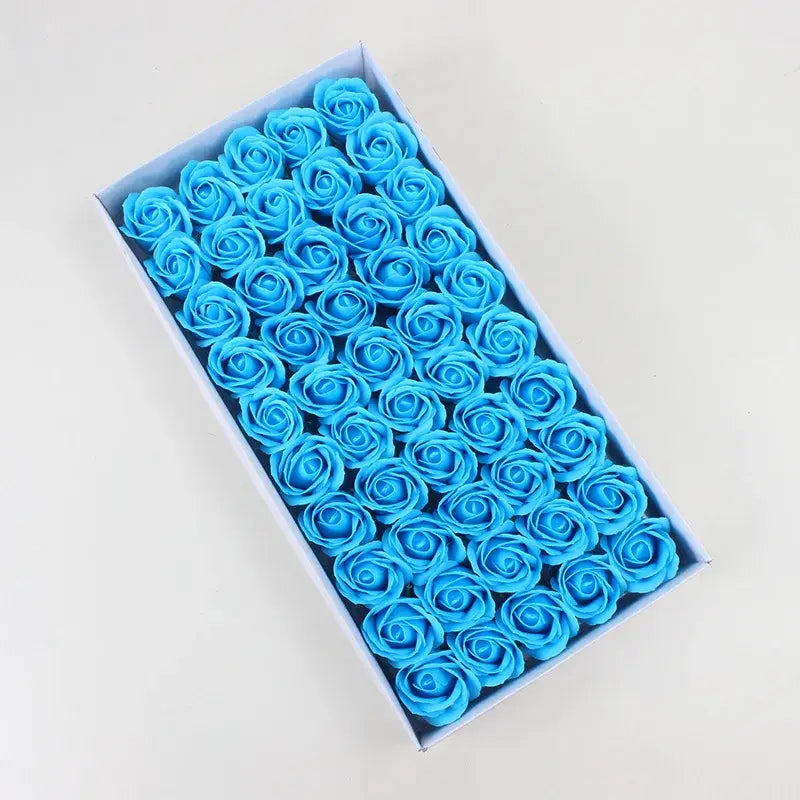 Red Rose Soap Flower Set