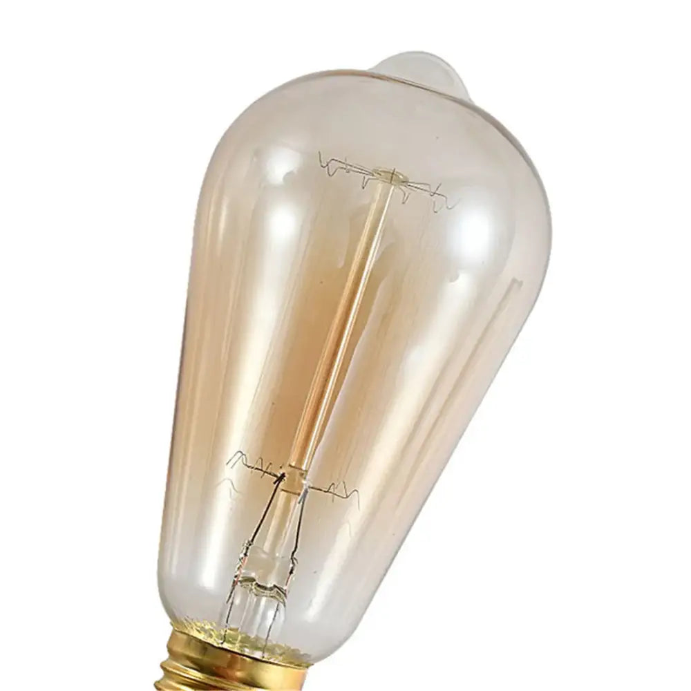 Amber Spiral Filament Bulb