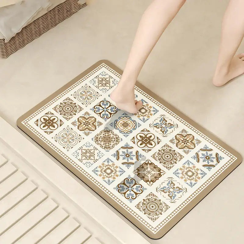 Beige Diatom Bath Mat