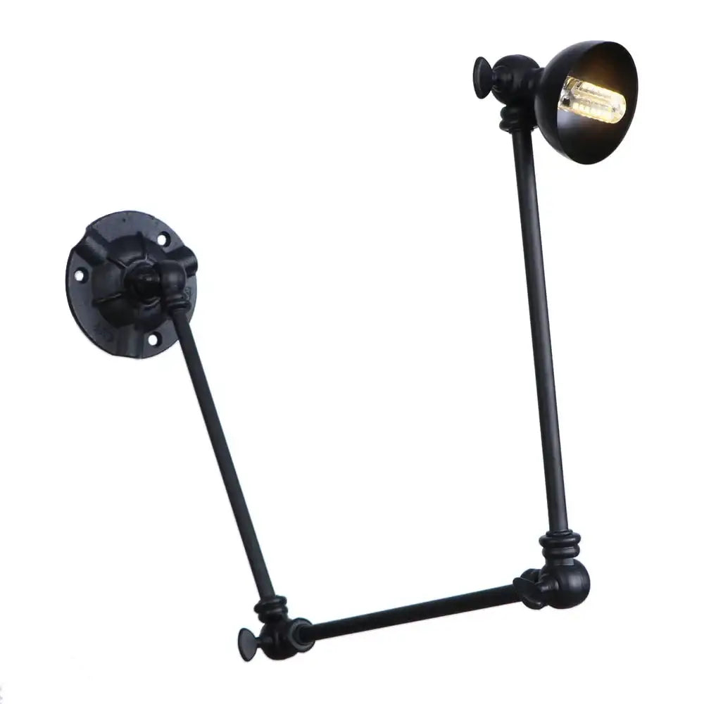 Black Adjustable Loft Light