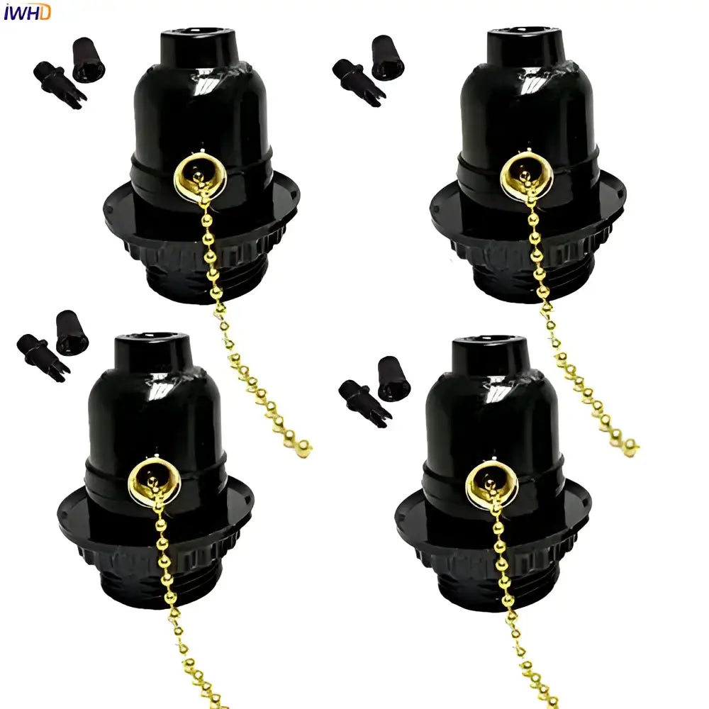 Black Gold Bulb Holder