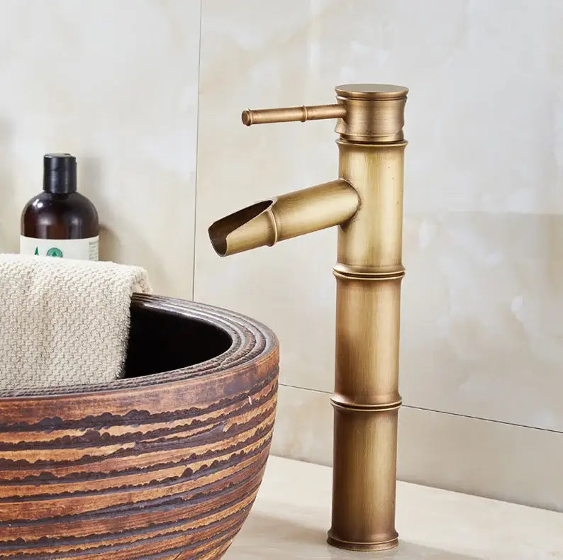Black Copper Bamboo Faucet