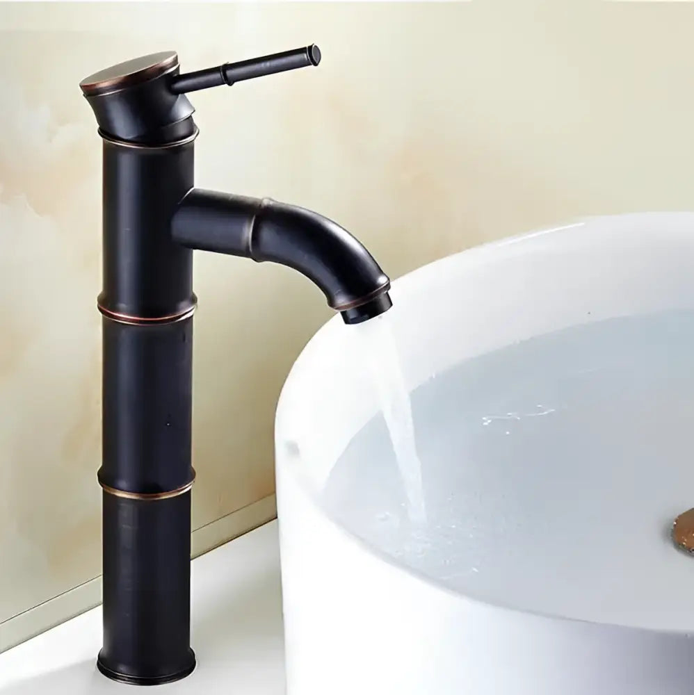 Black Copper Bamboo Faucet