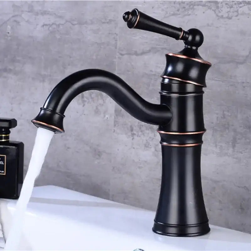 Black Brass Arch Faucet