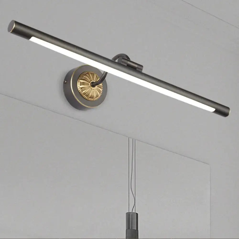 Black Gold Vanity Wall Light