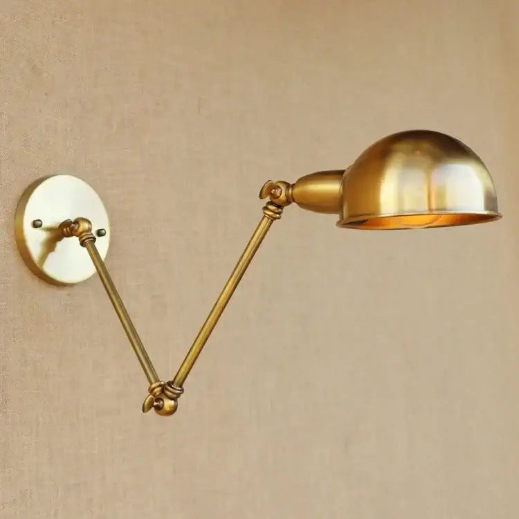 Brass Adjustable Wall Light