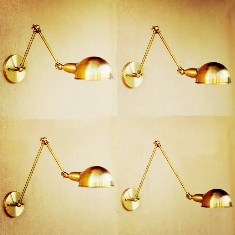 Brass Adjustable Wall Light