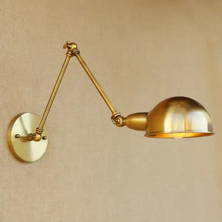 Brass Adjustable Wall Light