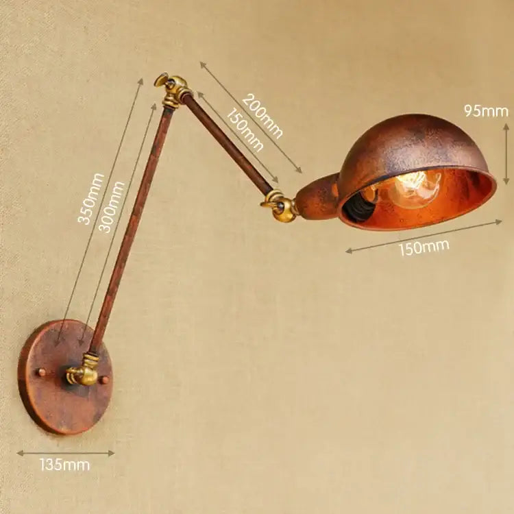 Brass Adjustable Wall Light