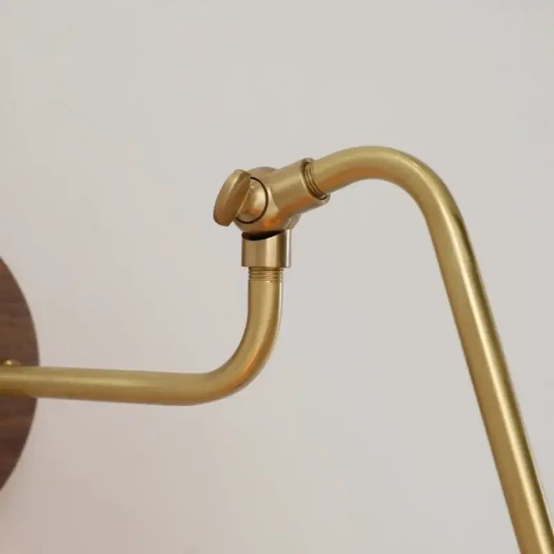Amber Brass Wall Sconce