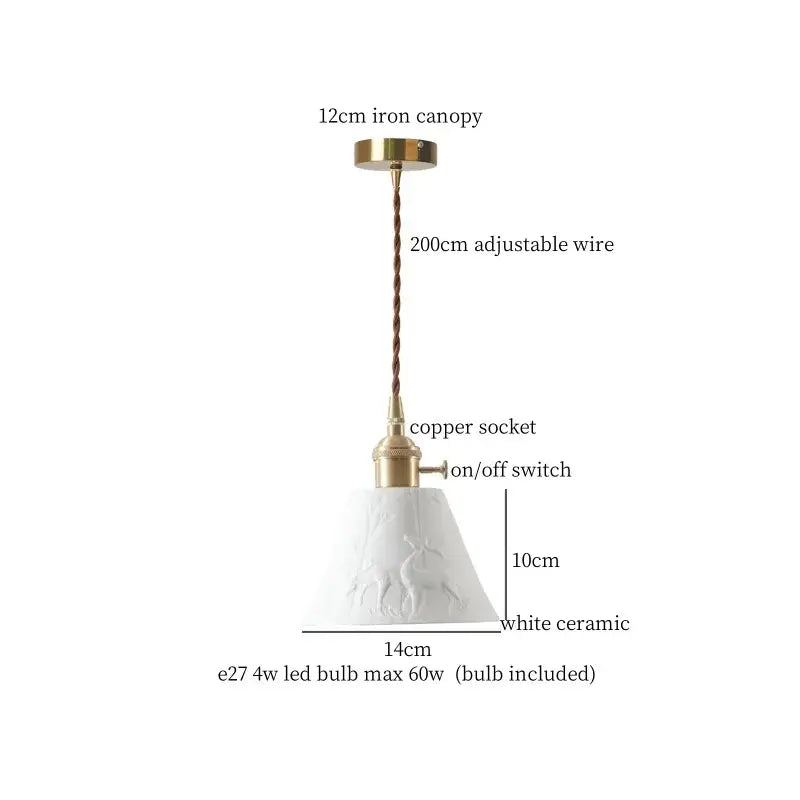 Vintage pale green glass pendant light dining room brass fixture