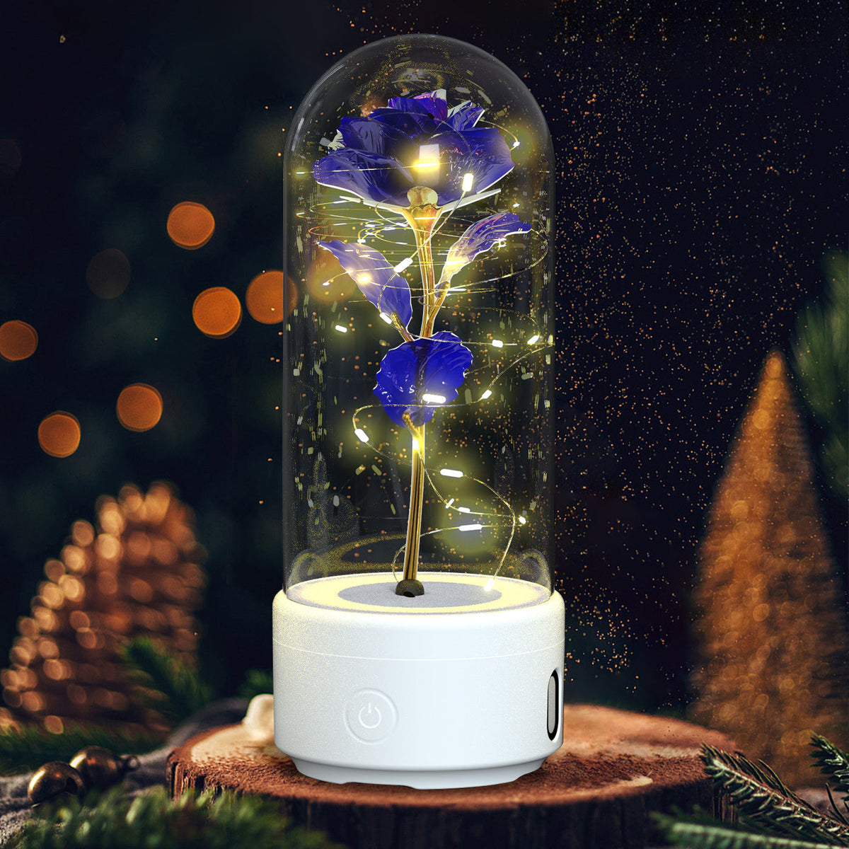 Rose Glass LED Nightlight