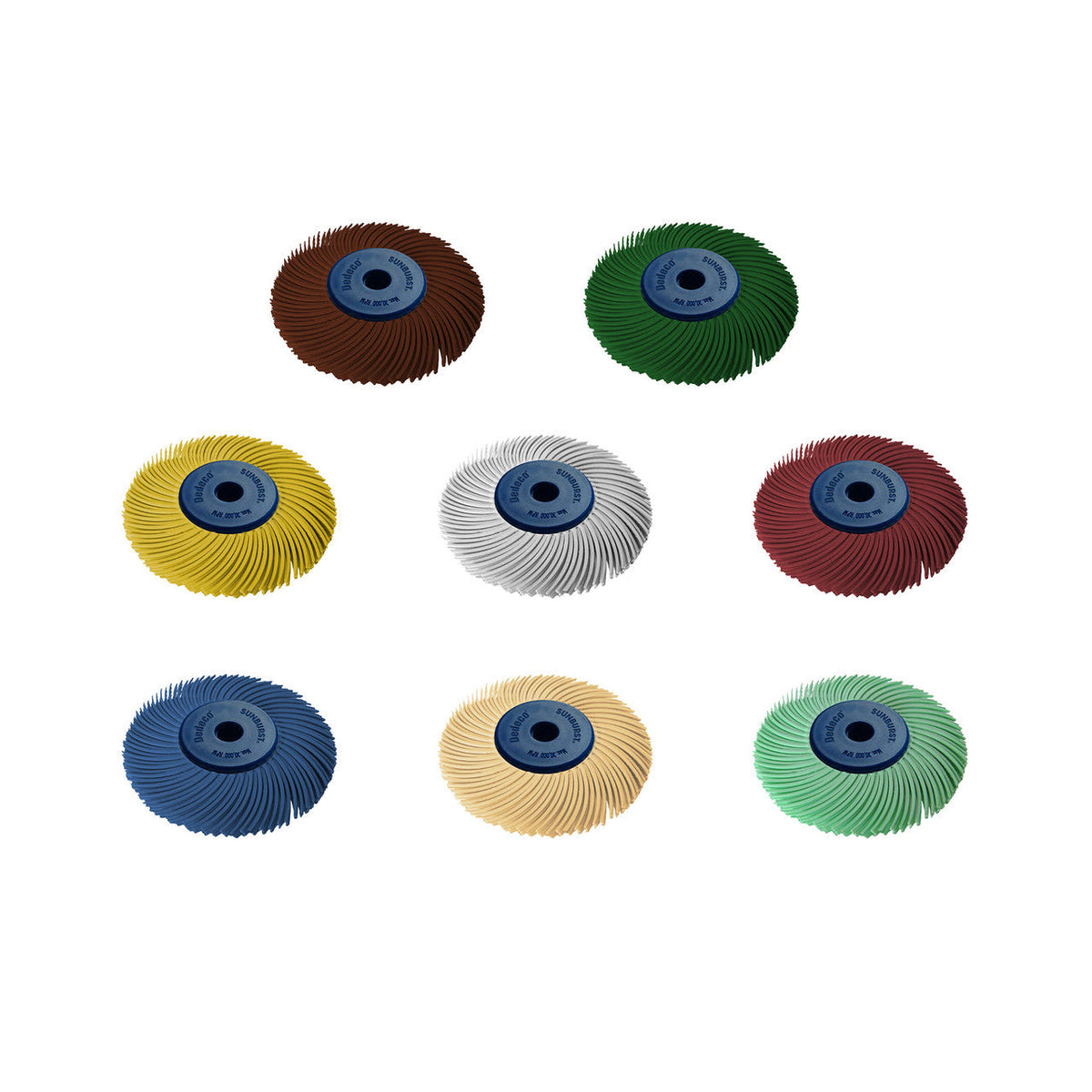 2" 3-Ply Radial Disk Starter Kit, 8pcs, Dedeco Sunburst