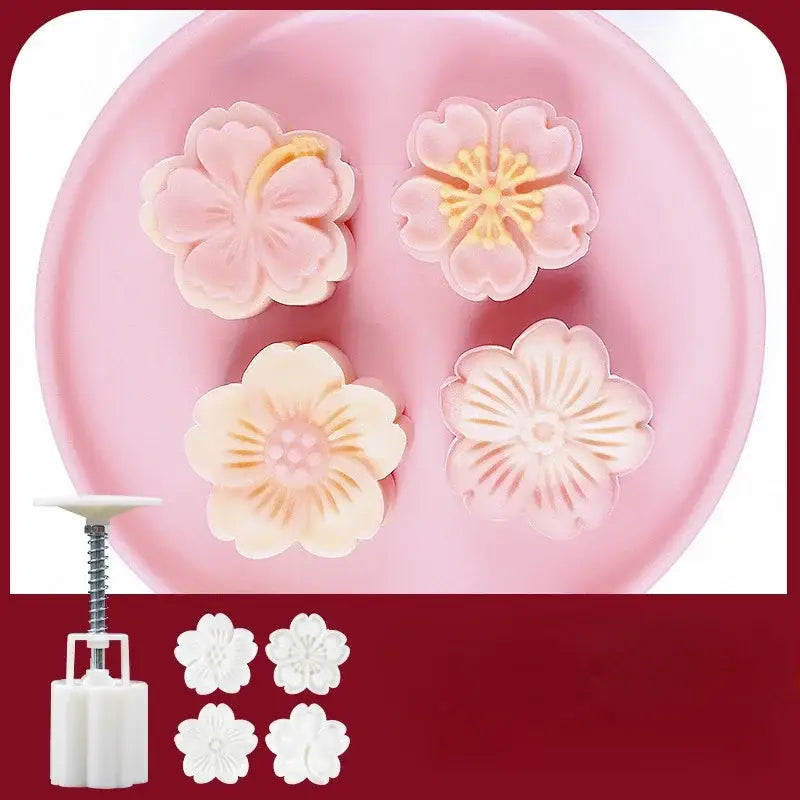 Cherry Blossom Mooncake Mold