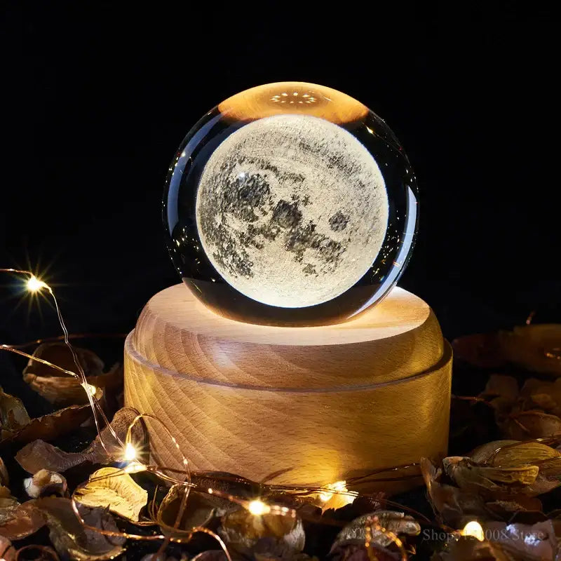 Wooden Galaxy Night Light