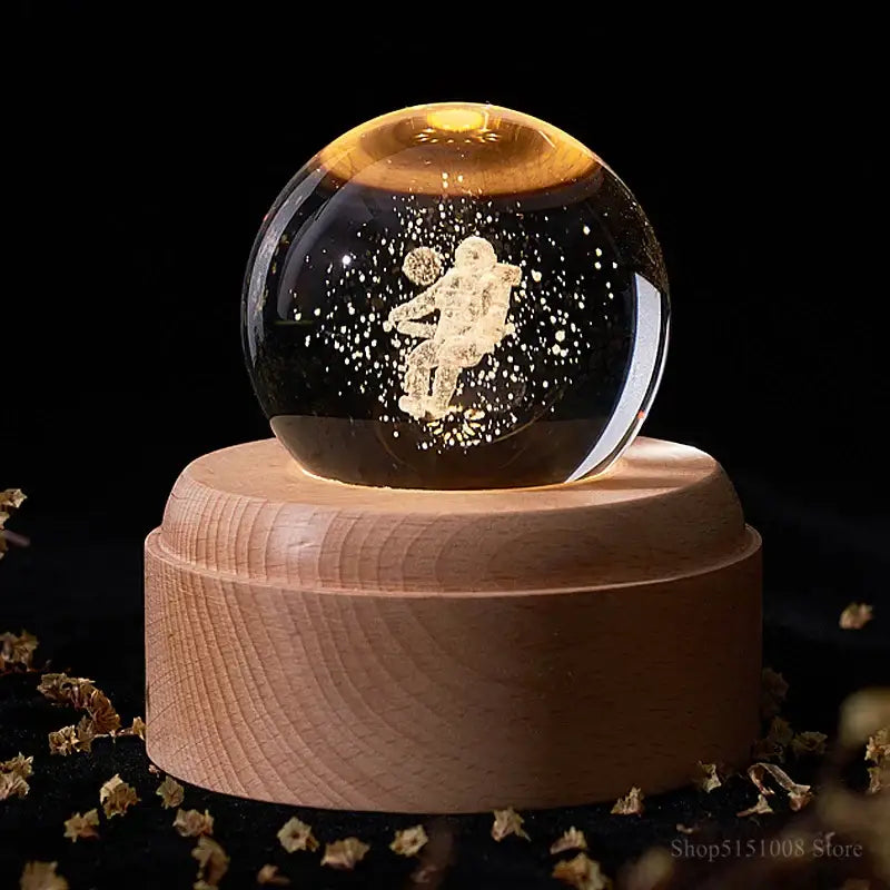 Wooden Galaxy Night Light