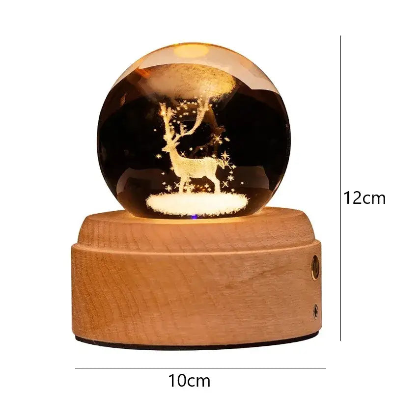 Wooden Galaxy Night Light
